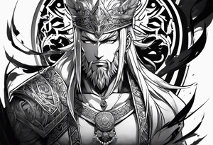 gilgamesh from fate stay night tattoo idea