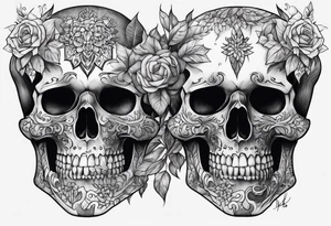 Skeleton tattoo idea