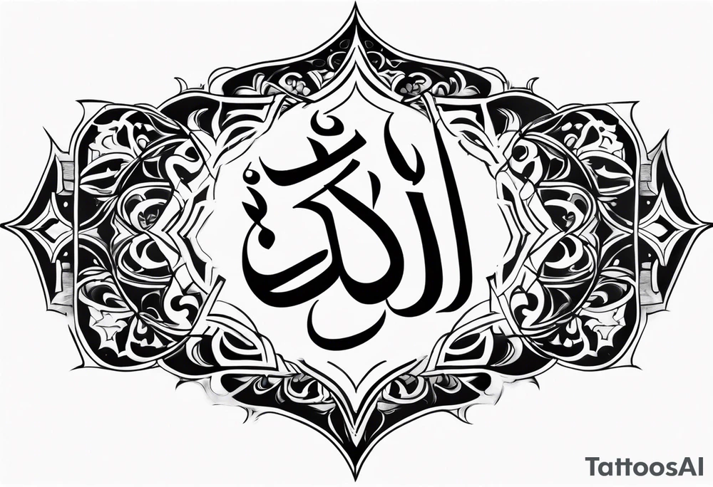 ALLAH tattoo idea