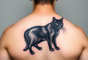 Black Cat tattoo idea