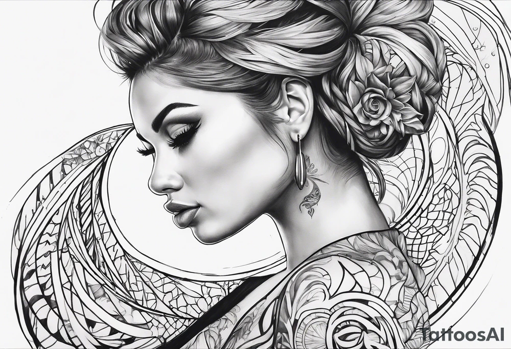 spiral tattoo idea