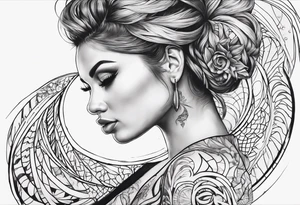 spiral tattoo idea