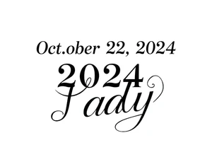 the date October 22, 2024. the name ‘Lady’. With salsa music elements. tattoo idea