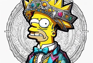 Bart Simpsons tattoo idea