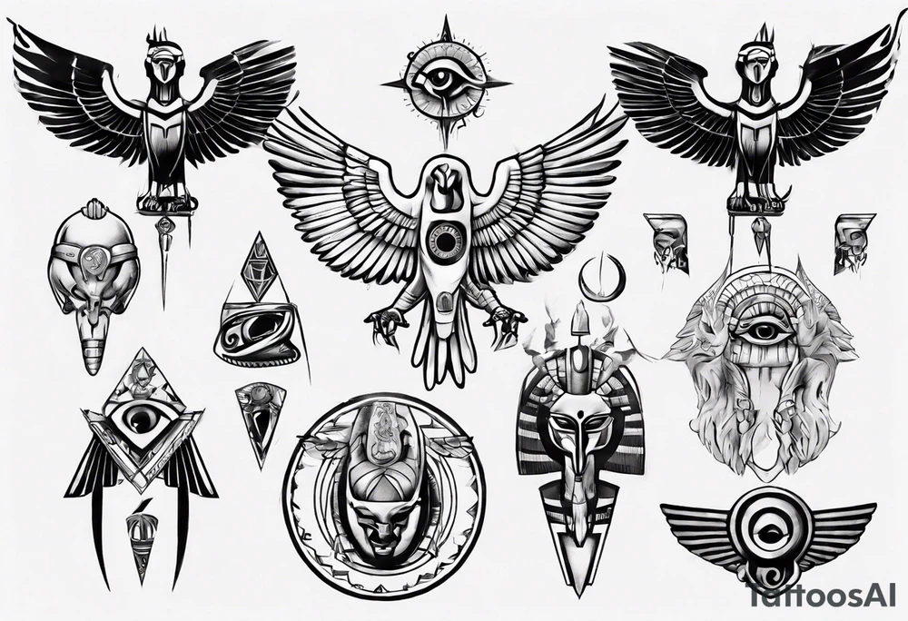 Eue of horus tattoo idea