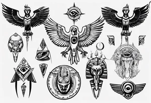 Eue of horus tattoo idea