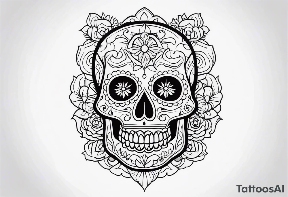 La muerte tattoo idea