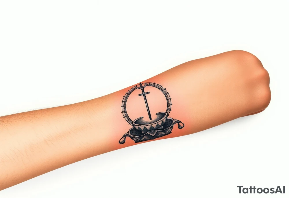 victory over coma and methadone. a new life in meditation tattoo idea