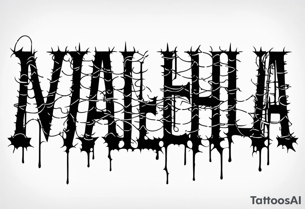 valhalla barb wire prison tattoo idea