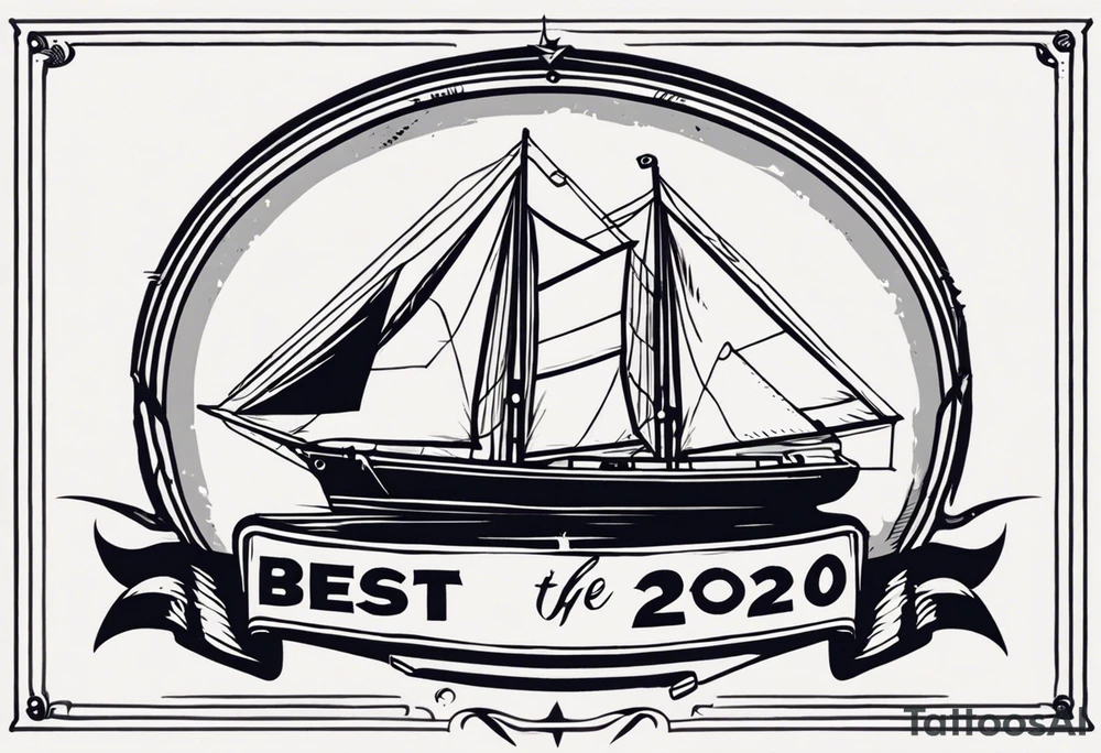 simple banner that says "NSI CLASS 24020" "BEST OF THE FLEET" tattoo idea