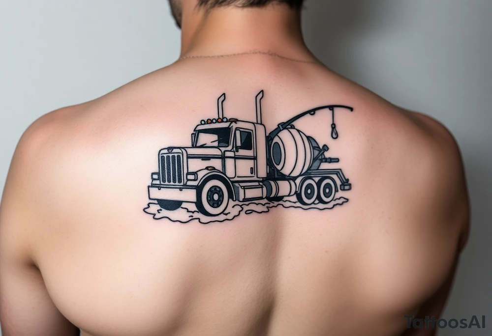 Tattoo for trucks, fishing and anime tattoo idea