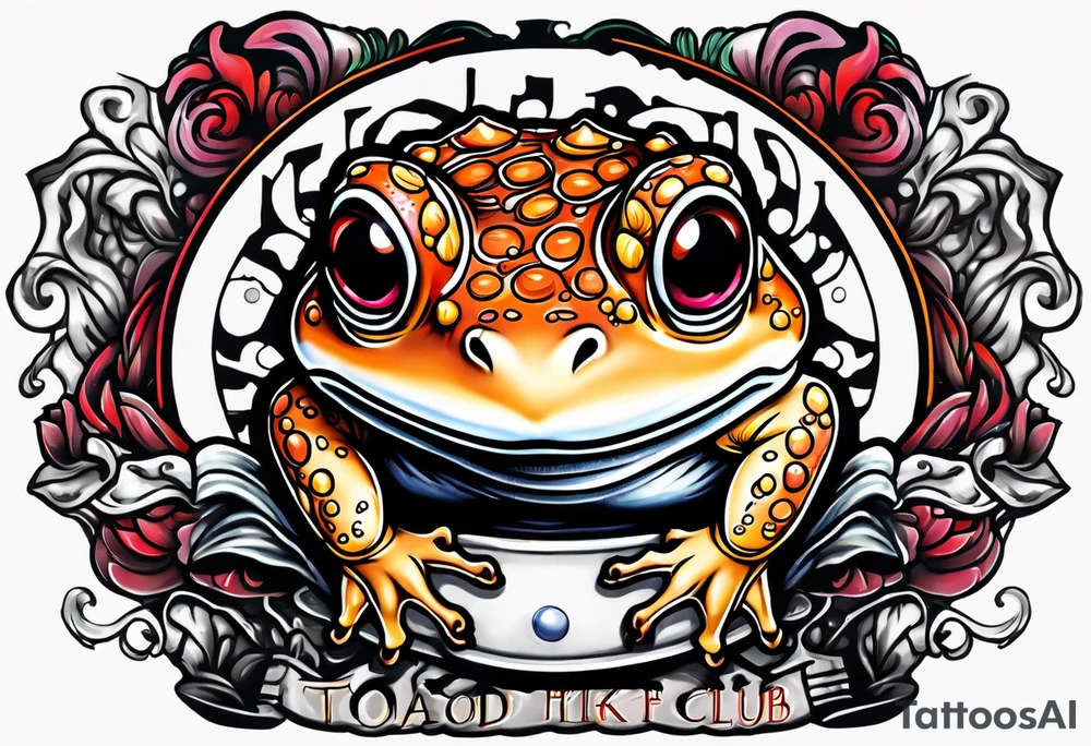 Toad holding Fight Club bar of soap tattoo idea