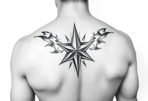 Edgy cybersigilism “Starz” tattoo idea