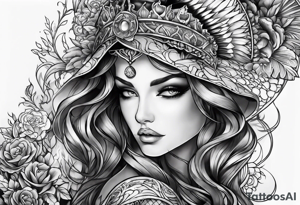 scales of fate tattoo idea