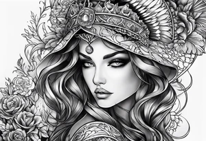 scales of fate tattoo idea