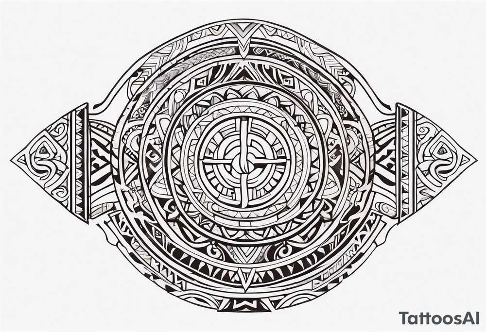 maori tribal  half sleeve tattoo tattoo idea