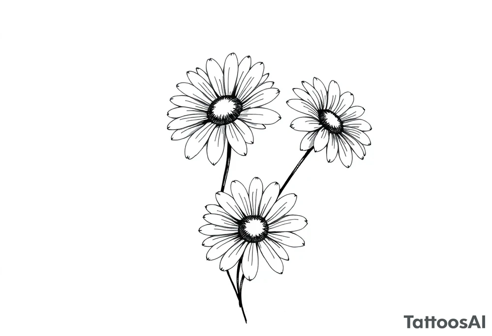 Daisies tattoo idea