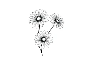 Daisies tattoo idea