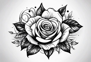 Two roses tattoo idea