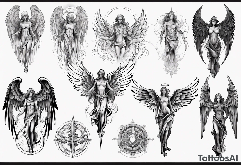 Archangel tattoo idea