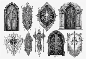 gate of Moria tattoo idea