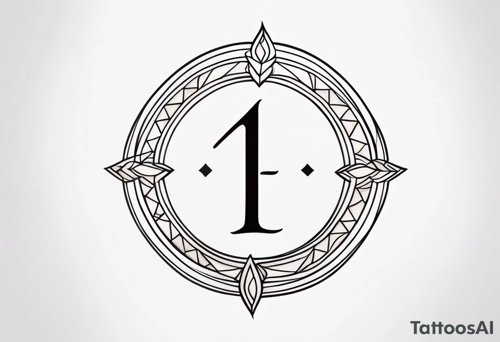 number "13" tattoo idea
