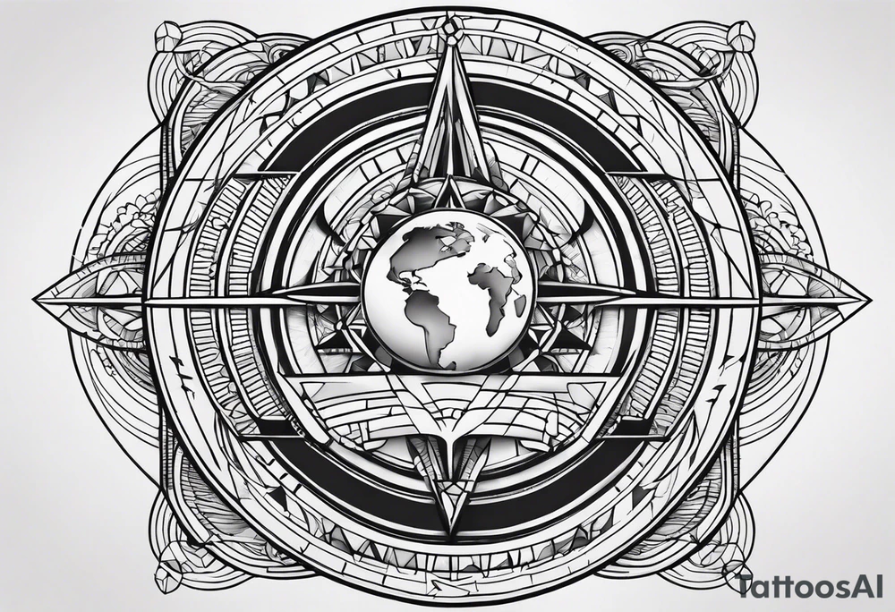 Equator line coordinates tattoo idea