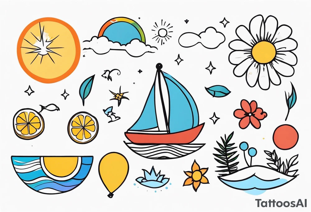 Summer tattoos tattoo idea