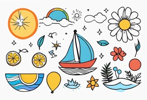 Summer tattoos tattoo idea