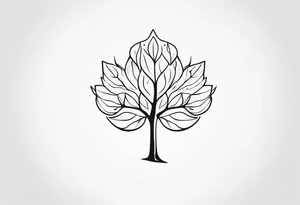 Maple tree  seed tattoo idea