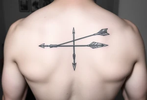 Bow and arrow tattoo idea