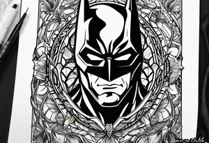 batman symbol by itself tattoo idea