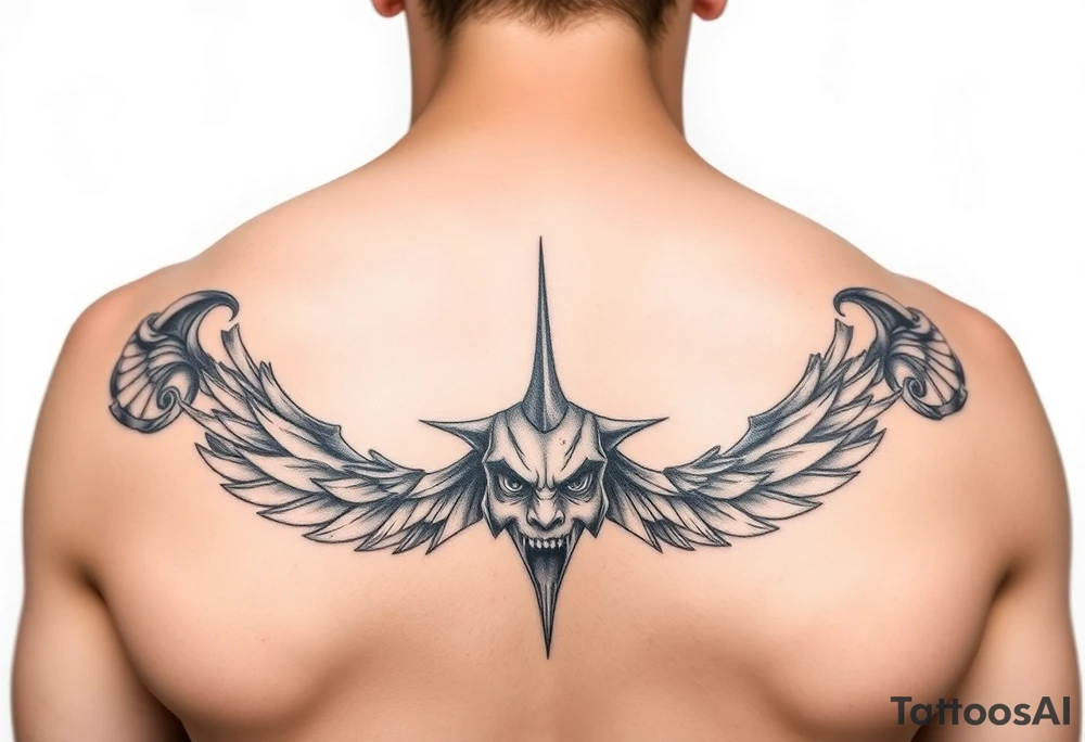 add foto and make caricature tattoo idea