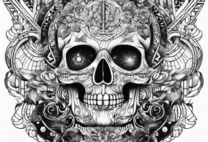dna space tattoo idea