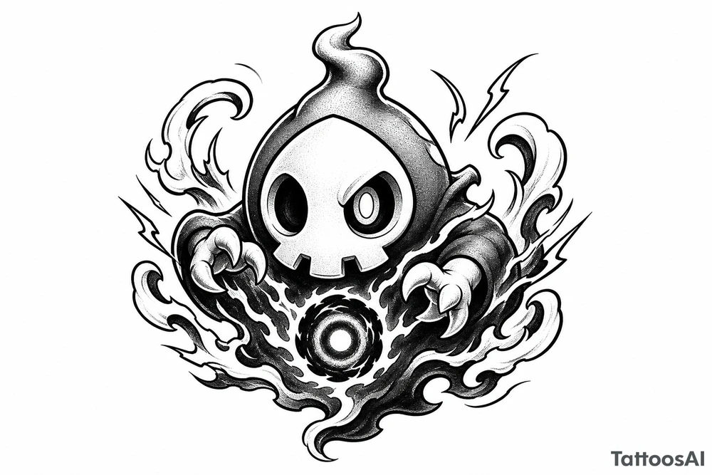 Duskull charging energy for supermove tattoo idea