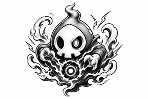 Duskull charging energy for supermove tattoo idea