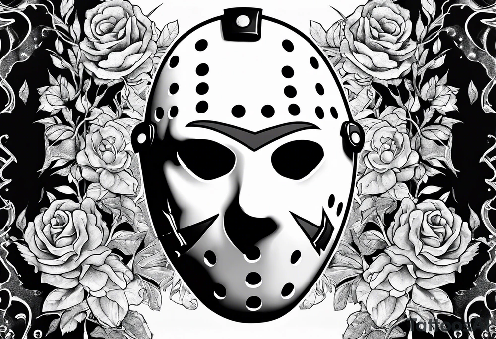 Friday the 13th Jason mask tattoo idea