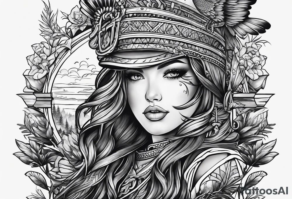 Outdoor adventure tattoo idea