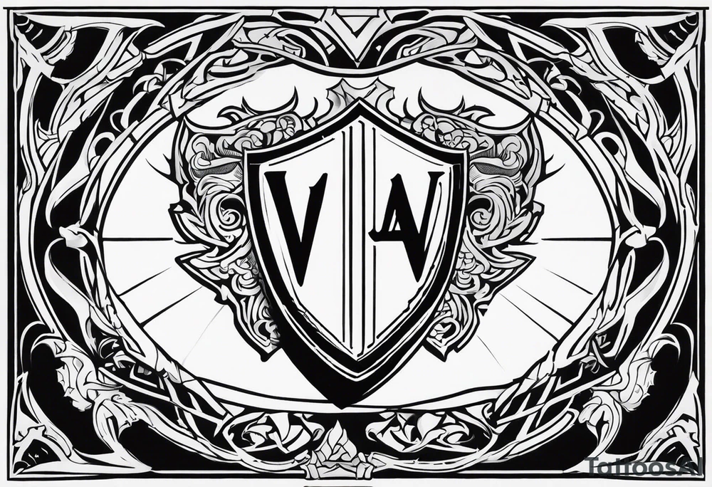 Valhalla shield tattoo idea