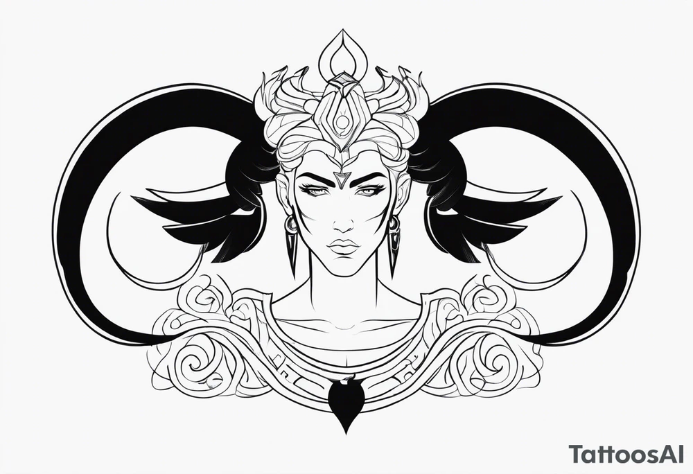 First born son, Aries tattoo idea