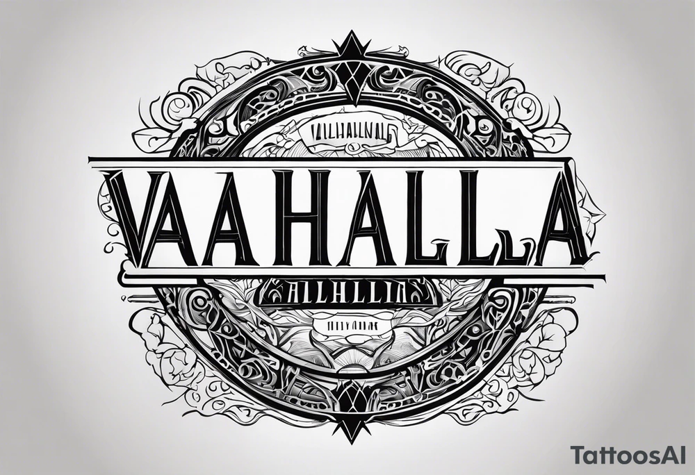 Valhalla tattoo idea