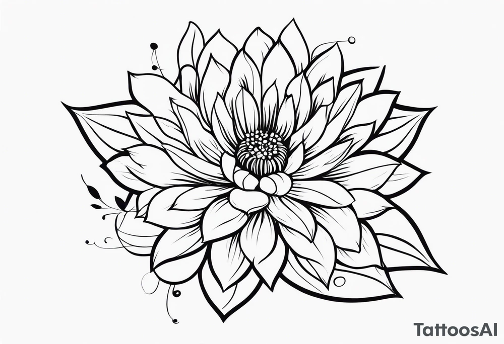 Floral Motif tattoo idea