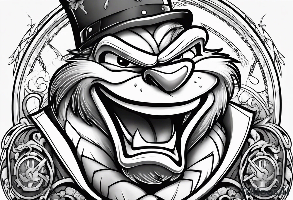 The looney tunes character taz tattoo idea