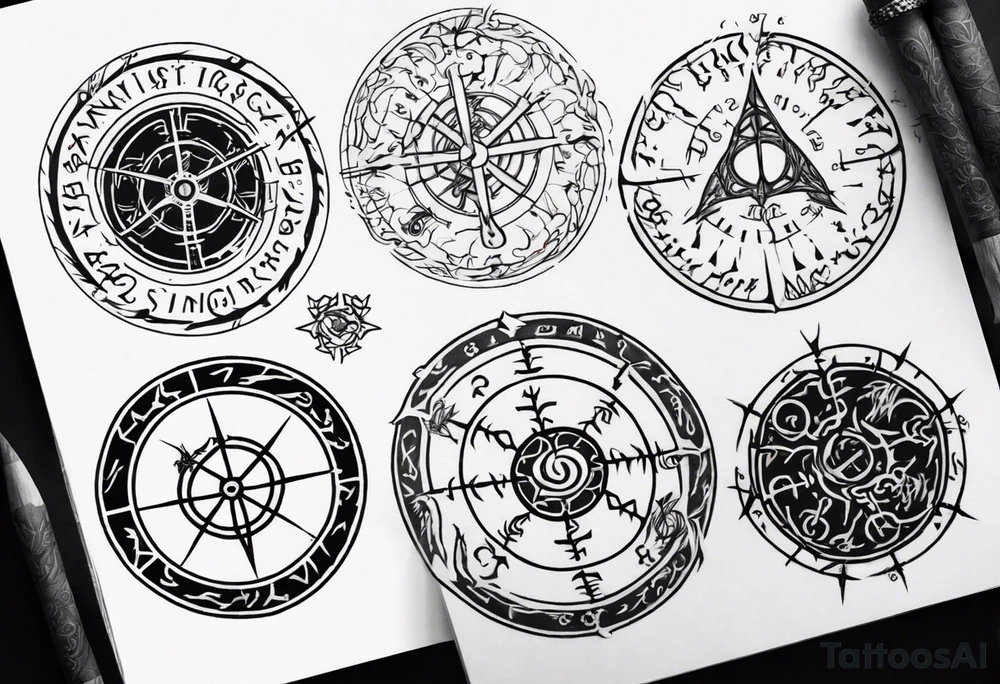 Lord of the rings, Vegvisir tattoo idea