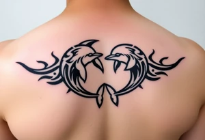 dolphin friendship tattoo idea
