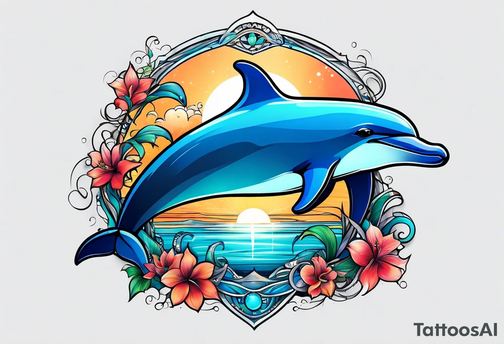 dolphin tattoo idea