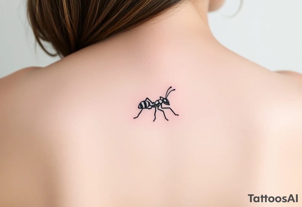 ant tattoo idea