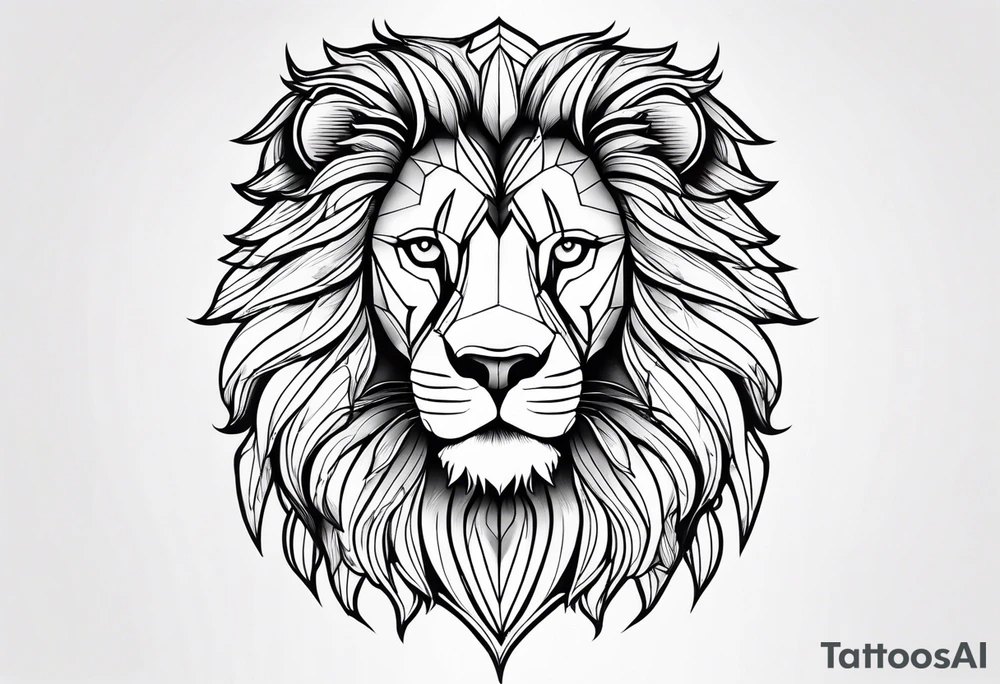 Final Fantasy Au'ra warrior wielding greataxe tattoo idea