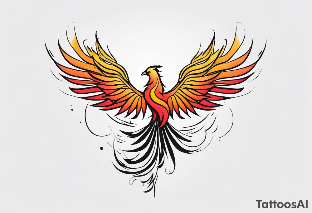 phoenix tattoo idea