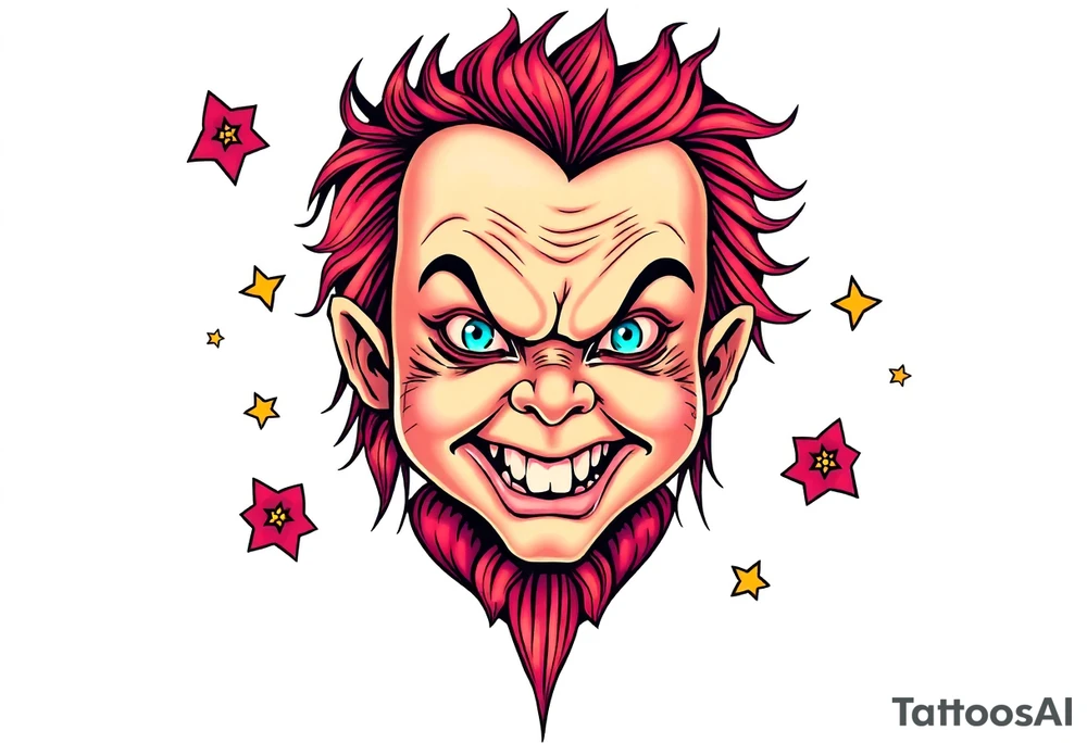 chucky tattoo idea